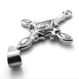 Cross Diamond Titanium Pendant 20543