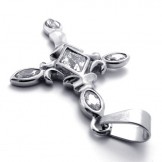 Cross Diamond Titanium Pendant 20543