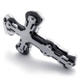 Black Titanium Cross Pendant 20264