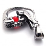 Red Diamond Titanium Pendant 20666