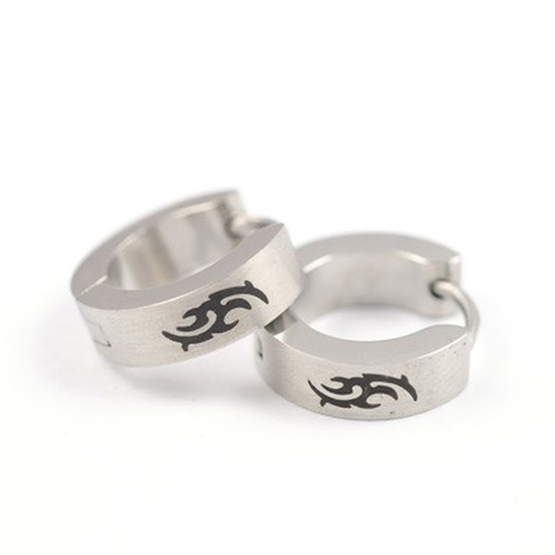 Mens Titanium earrings