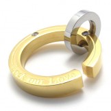 Gold Lovers Men's Titanium Pendant 20248