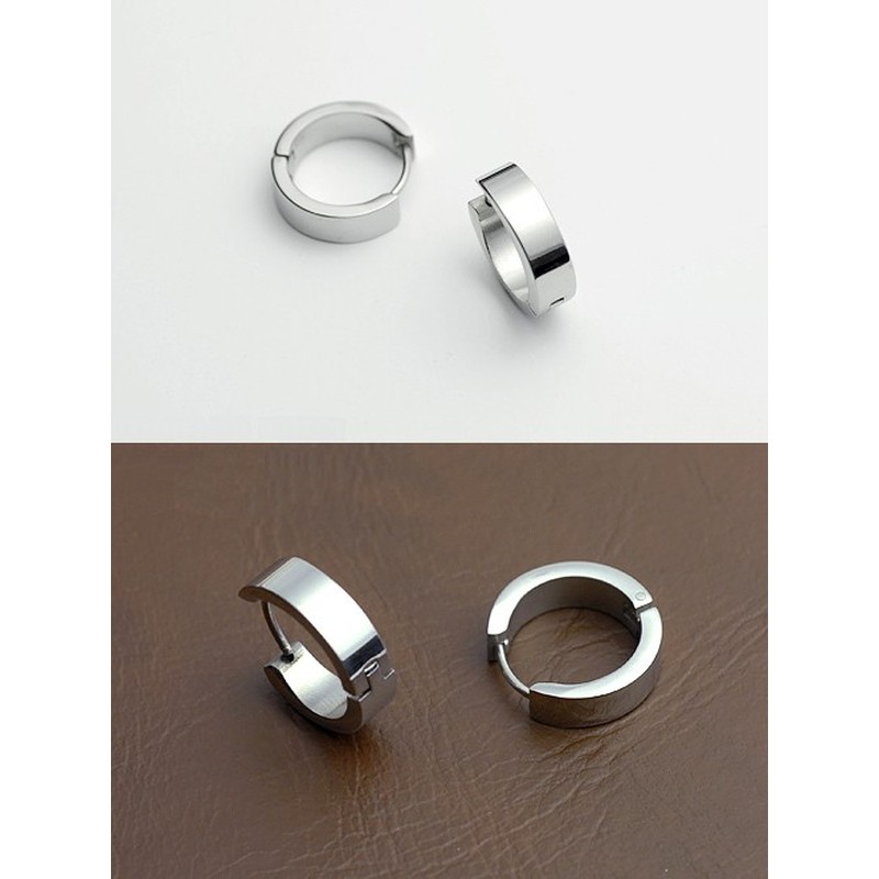 Mens Titanium earrings