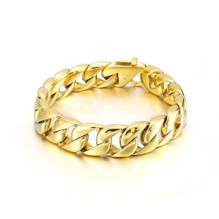 titanium Black Men's Bracelet Men's Chain