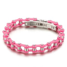  Fashion Cool Multicolor Men's Cycling Titanium Bracelet