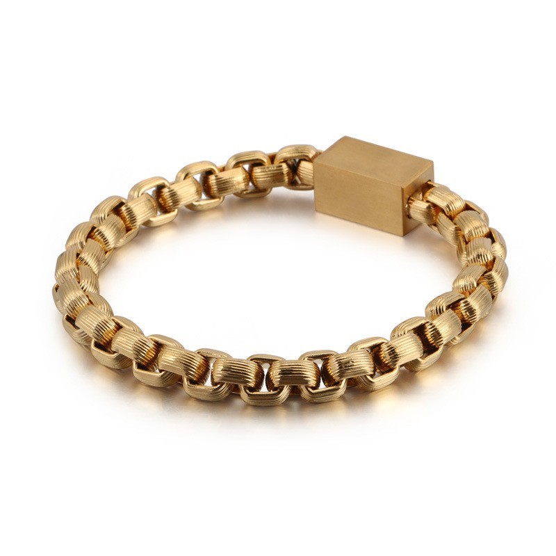 Men's titanium chain bracelet for sale