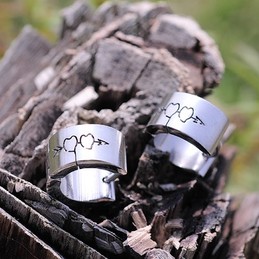 Mens Titanium earrings