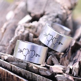 Mens Titanium earrings