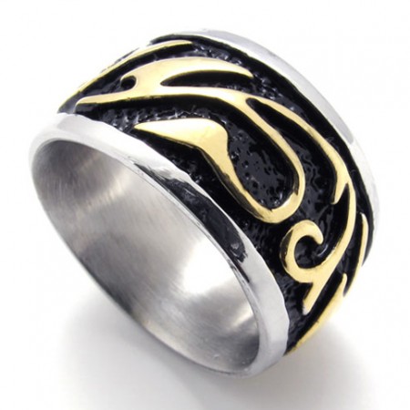 Gold Vintage Titanium Ring 20301