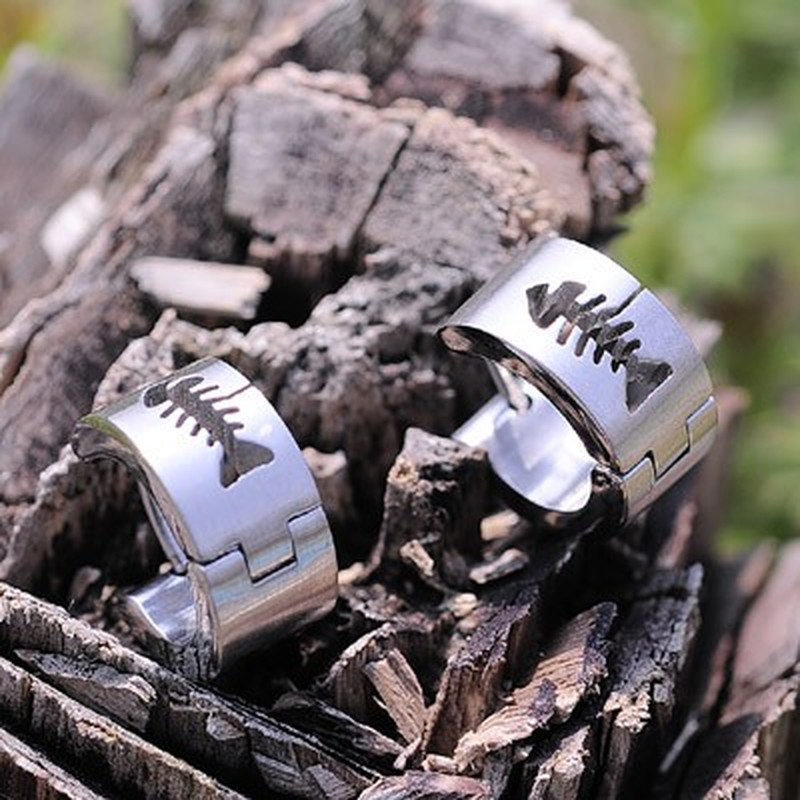 Mens Titanium earrings
