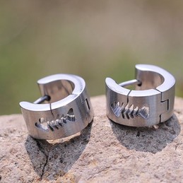 Mens Titanium earrings