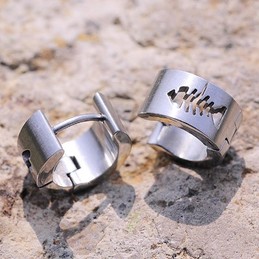 Mens Titanium earrings