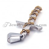 Elegant Titanium Cross Pendant
