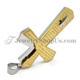 Fashion Gold Cross Titanium Pendant