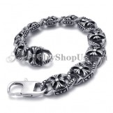 Fashion Cross Titanium Bracelet