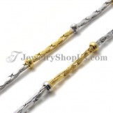 Fashion Gold Titanium Women's Necklace