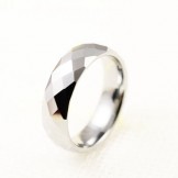 Tungsten gold ring