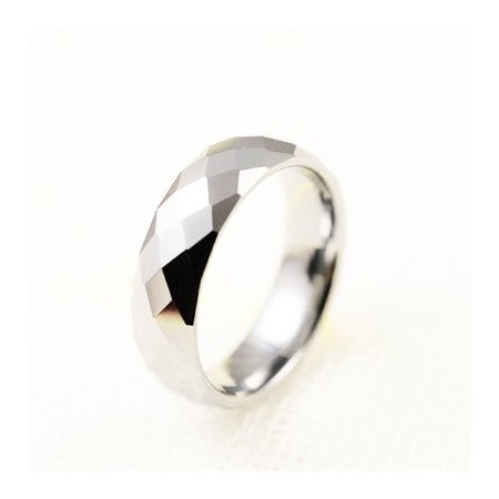 Tungsten gold ring