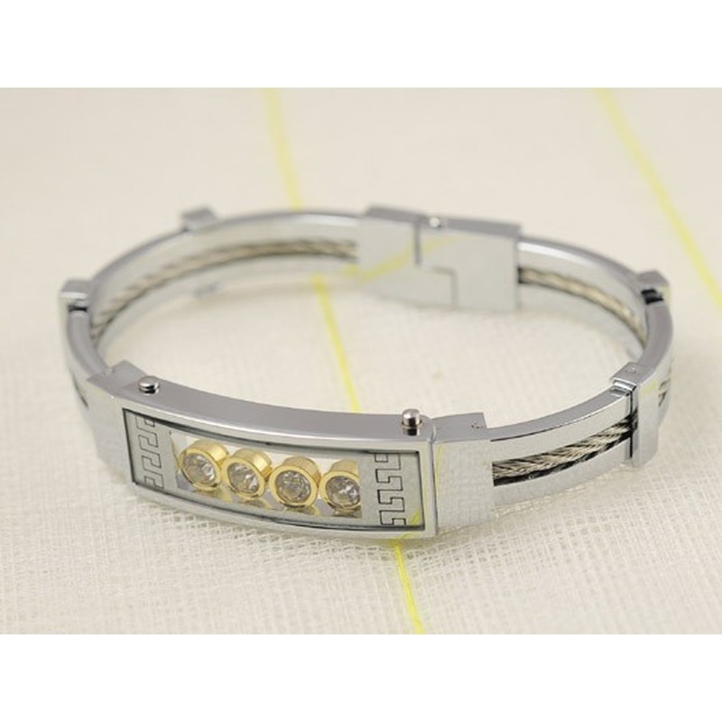 Mens Titanium Diamond Bracelets