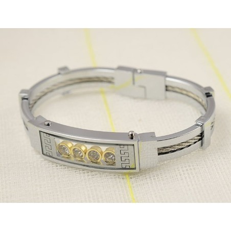 Mens Titanium Diamond Bracelets