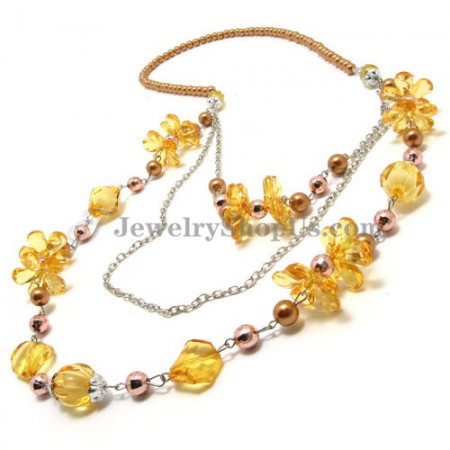 Elegant Plexiglass Necklace