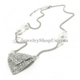 Gorgeous Alloy Pendant with Rhinestones