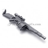 Fashion Rifle Shotgun Shape Alloy Pendant