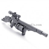 Fashion Rifle Shotgun Shape Alloy Pendant