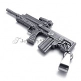 Fashion Alloy Rifle Shotgun Shape Pendant
