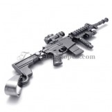 Fine Rifle Shotgun Alloy Pendant