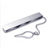 Elegant Shape Color Brilliancy Superior Quality Titanium Tie clips - Free Shipping