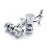 Deft Design Color Brilliancy Excellent Quality Titanium Cufflinks - Free Shipping