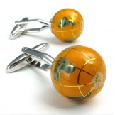 Sophisticated Technology Colorful Brilliancy Excellent Quality Titanium Cufflinks - Free Shipping