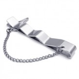 Rational Construction Color Brilliancy Excellent Quality Titanium Tie clips - Free Shipping