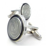 Deft Design Delicate Colors High Quality Titanium Cufflinks - Free Shipping