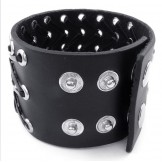 Skillful Manufacture Delicate Colors Reliable Quality Titanium Leather Bangle