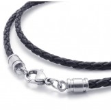 Deft Design Delicate Colors High Quality Titanium Leather Necklace