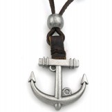 Attractive Design Delicate Colors Superior Quality Titanium Leather Necklace