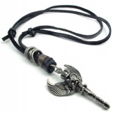 Beautiful Design Delicate Colors Reliable Quality Titanium Leather Pendant
