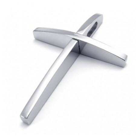 Finely Processed Color Brilliancy to Have a Long Standing Reputation Titanium Cross Pendant