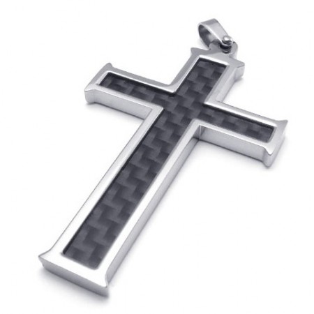 Rational Construction Delicate Colors Stable Quality Titanium Cross Pendant