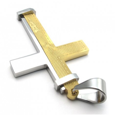 Modern Design Color Brilliancy to Have a Long Standing Reputation Titanium Cross Pendant