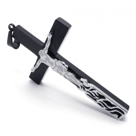 Skillful Manufacture Color Brilliancy Dependable Performance Quality Titanium Cross Pendant