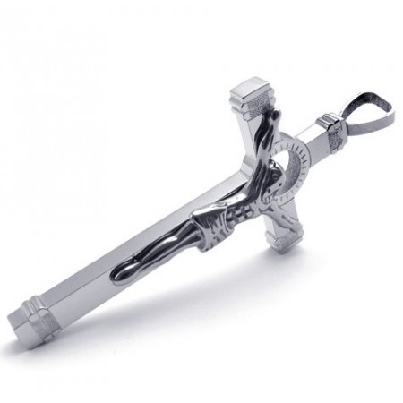 Rational Construction Color Brilliancy The Queen of Quality Titanium Cross Pendant