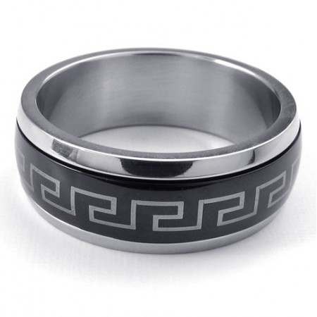 Skillful Manufacture Delicate Colors Stable Quality Titanium Ring 