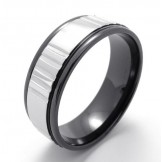 Skillful Manufacture Color Brilliancy High Quality Titanium Ring