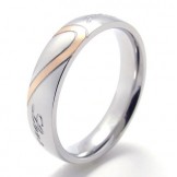 Beautiful Design Color Brilliancy Superior Quality Titanium Ring