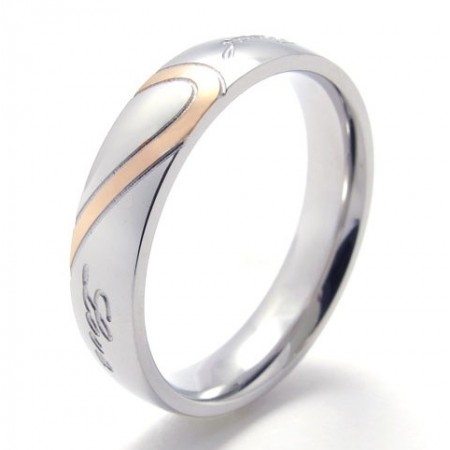 Beautiful Design Color Brilliancy Superior Quality Titanium Ring