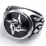 Fashionable Patterns Color Brilliancy Stable Quality Titanium Ring