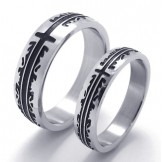 Fashionable Patterns Color Brilliancy Reliable Quality Titanium Ring